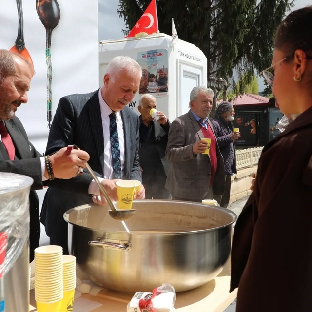 Bayburt'un yöresel lezzetleri Türk Mutfağı Haftası'nda tanıtıldı