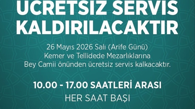 Efeler Belediyesi'nden ücretsiz ulaşım desteği