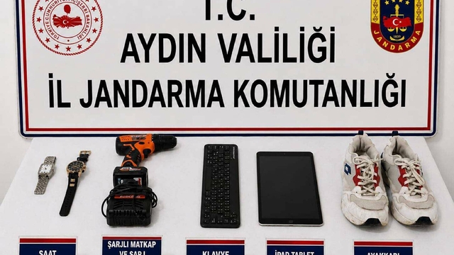 Komşusunun evini soyan şüpheli yakalandı