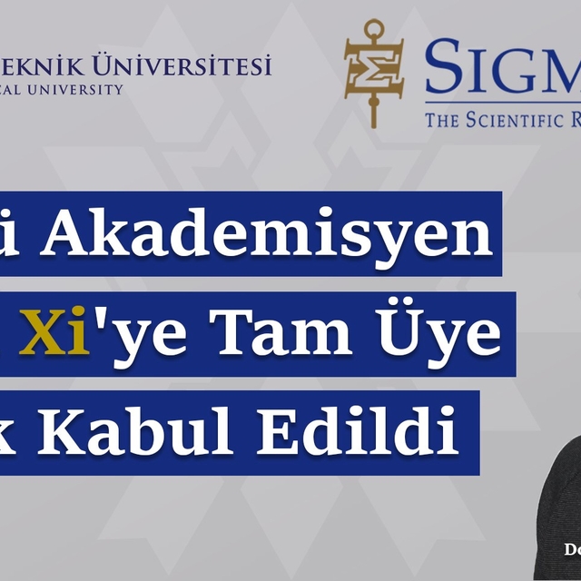 ETÜ'lü akademisyen Sigma Xi'ye tam üye olarak kabul edildi