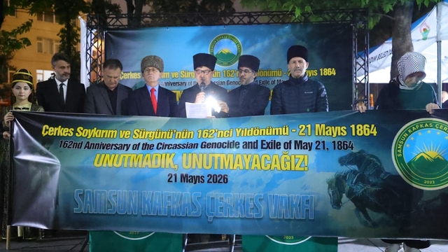Çerkes Soykırımı ve Sürgünü'nün 162. yılı unutulmadı