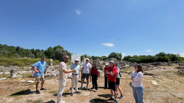 Cruise turistlerinin yeni rotası Stratonikeia oldu