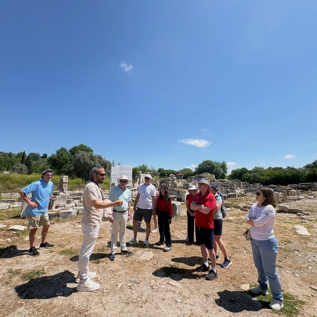 Cruise turistlerinin yeni rotası Stratonikeia oldu