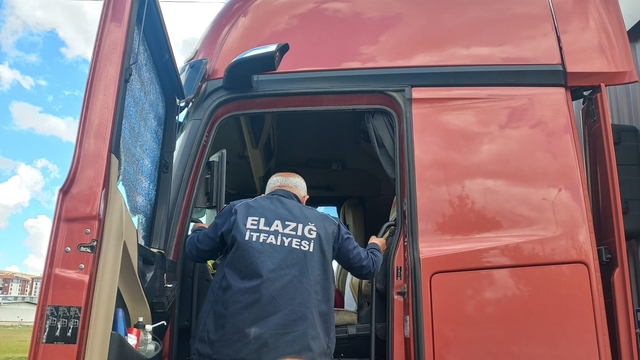 Elazığ'da tır şoförü aracının içinde ölü bulundu