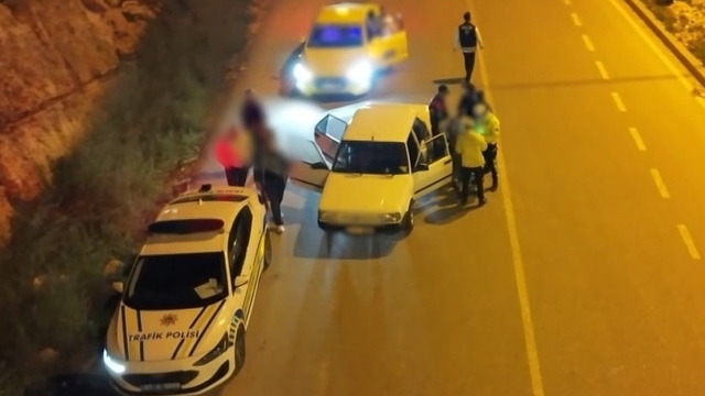 Gaziantep'te 'Narko-Alan' uygulaması: 75 araca 3 milyon TL ceza