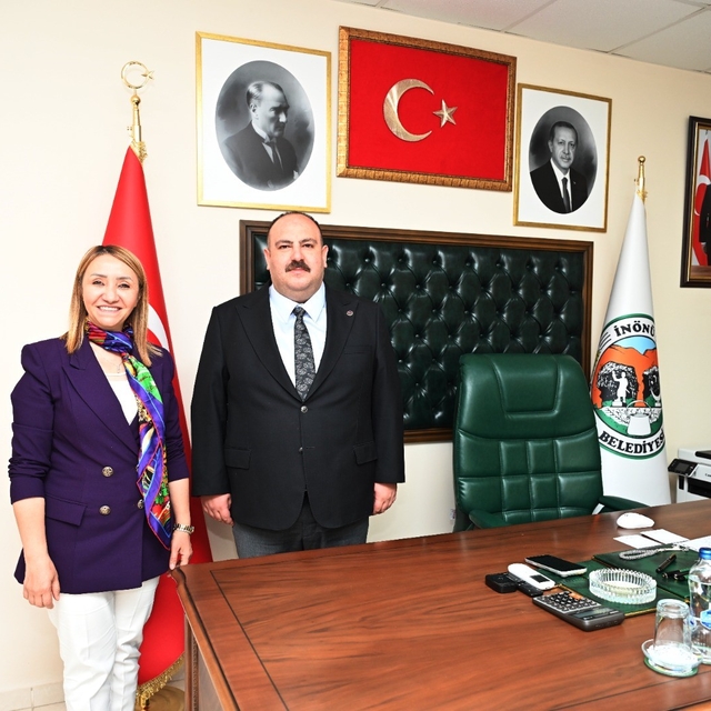 Başkan Tekin'den İnönü'ye ziyaret