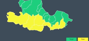 Samsun'un iç kesimleri için kuvvetli yağış uyarısı