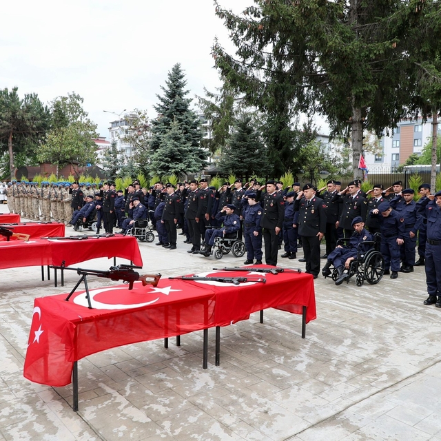 Ordu'da engelli bireyler temsili asker oldu