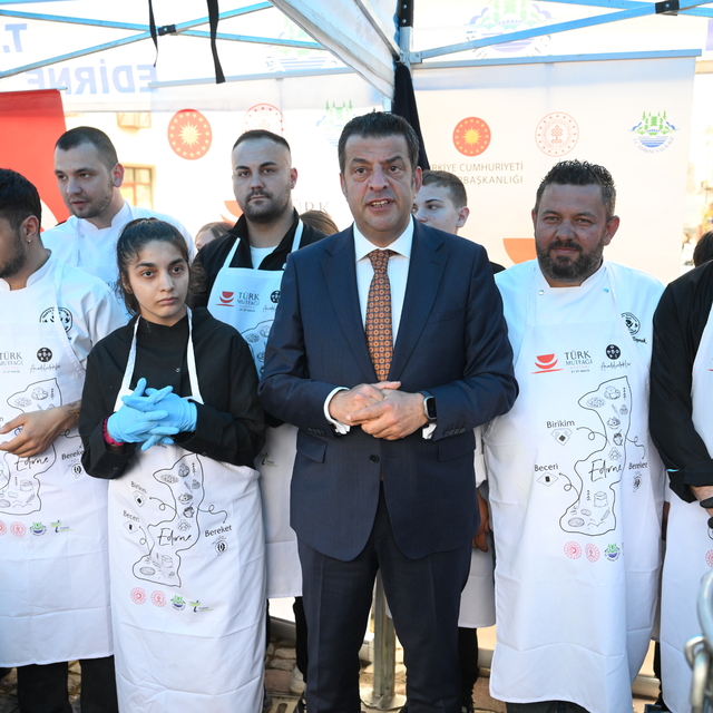 Edirne'de Türk Mutfağı Haftası'nda kentin lezzetleri tanıtıldı