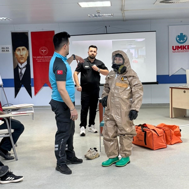Elazığ'da KBRN eğitimi