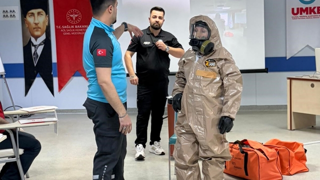 Elazığ'da KBRN eğitimi