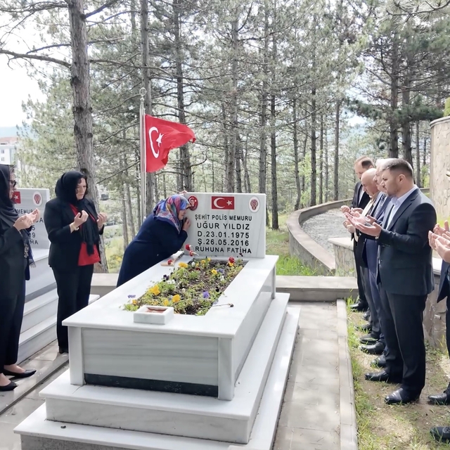 Şehit Polis Memuru Uğur Yıldız dualarla anıldı