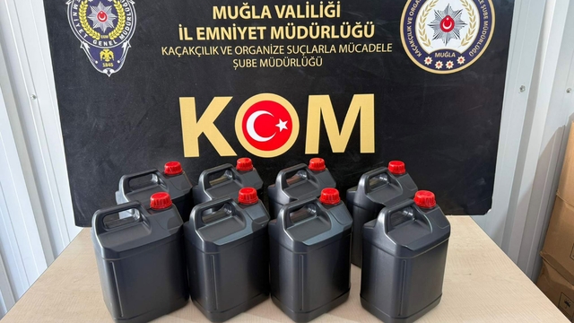 Muğla'da bayram tatili öncesi sahte alkol operasyonu