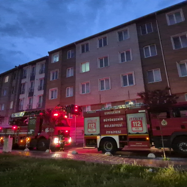 Aspiratör kaynaklı çıkan yangına itfaiye müdahale etti