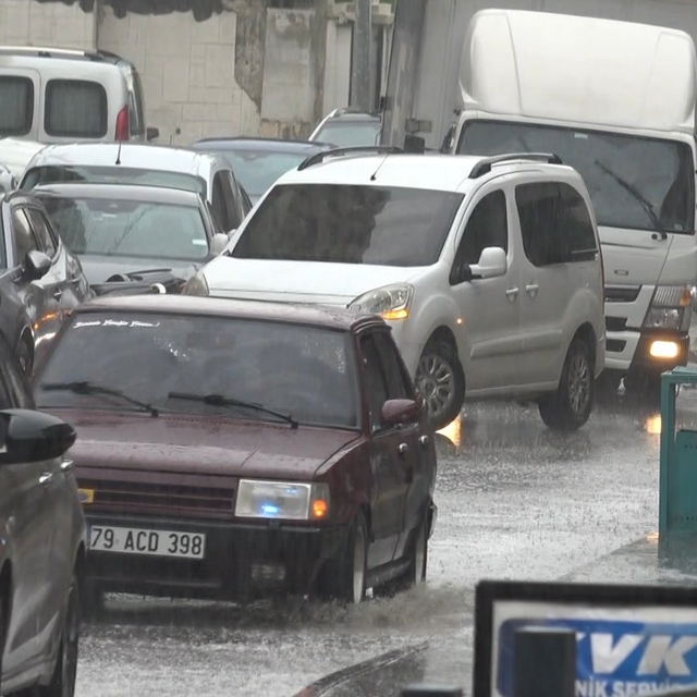 Kilis'te yağış etkili oldu