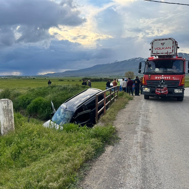 Van'ın Muradiye ilçesinde trafik kazası: 1 yaralı