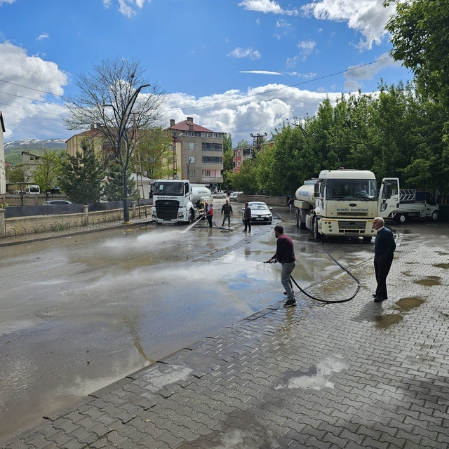 Hasköy'de bayram öncesi temizlik seferberliği