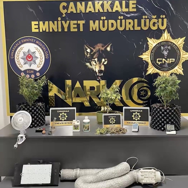 Çanakkale'de uyuşturucu operasyonu: 5 tutuklama