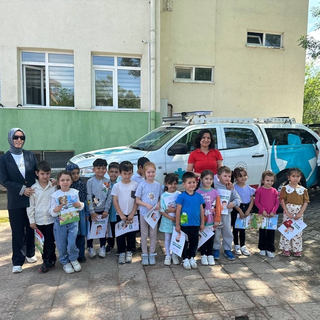 Düzce'de miniklere sağlık ve hareket bilinci aşılandı