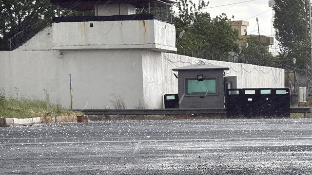 Diyarbakır'da dolu ve sağanak yağışı
