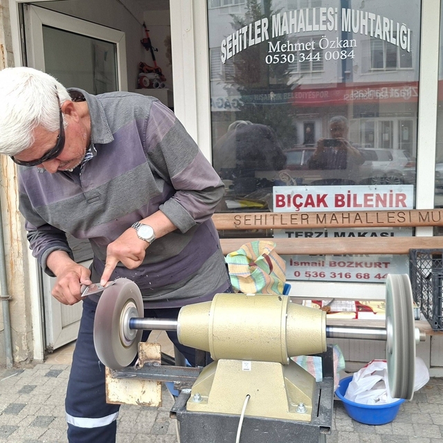 Hisarcık'ta bıçakçıların yoğun mesaisi