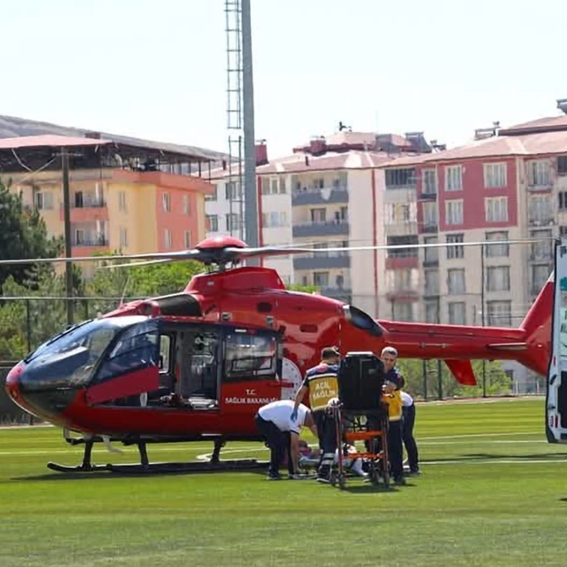 Hava ambulansı 7 aylık bebek için havalandı