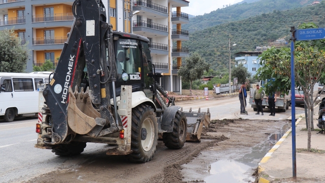 Bozdoğan'da yağışın izleri siliniyor