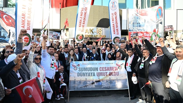 HAK-İŞ Genel Başkanı Mahmut Arslan coşkuyla karşılandı