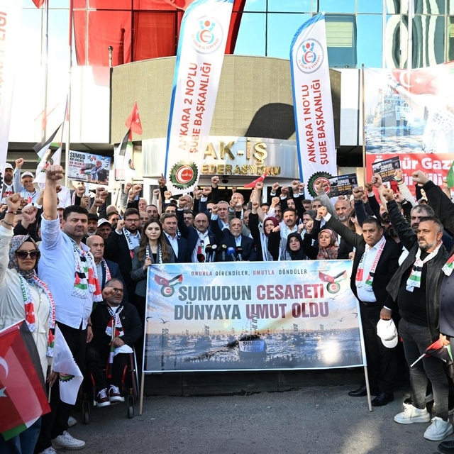 HAK-İŞ Genel Başkanı Mahmut Arslan coşkuyla karşılandı