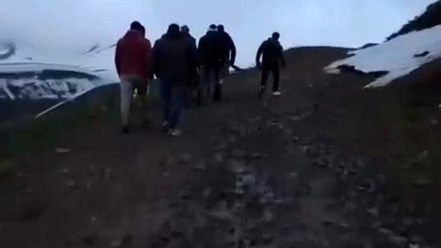Tunceli'de dağlık alanda mahsur kalan vatandaş 11 saatlik çalışmayla kurtarıldı