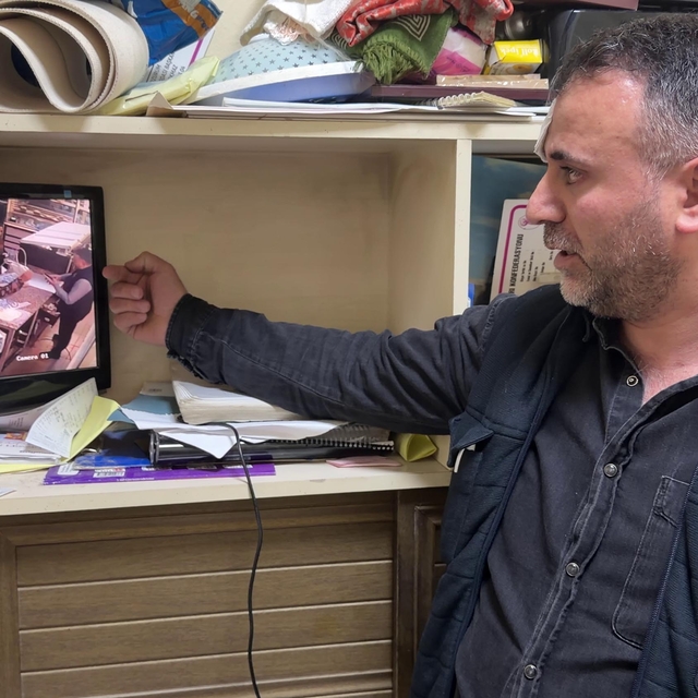 Yıkandı dedikleri çeki tahsil etmek isteyen grup, olumsuz cevap veren fırın...