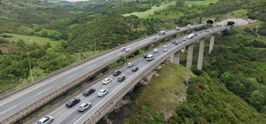 TEM'in Kocaeli geçişinde akıcı yoğunluk