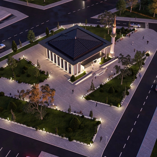 Hüseyin Özal Cami yaz sonunda ibadete açılacak