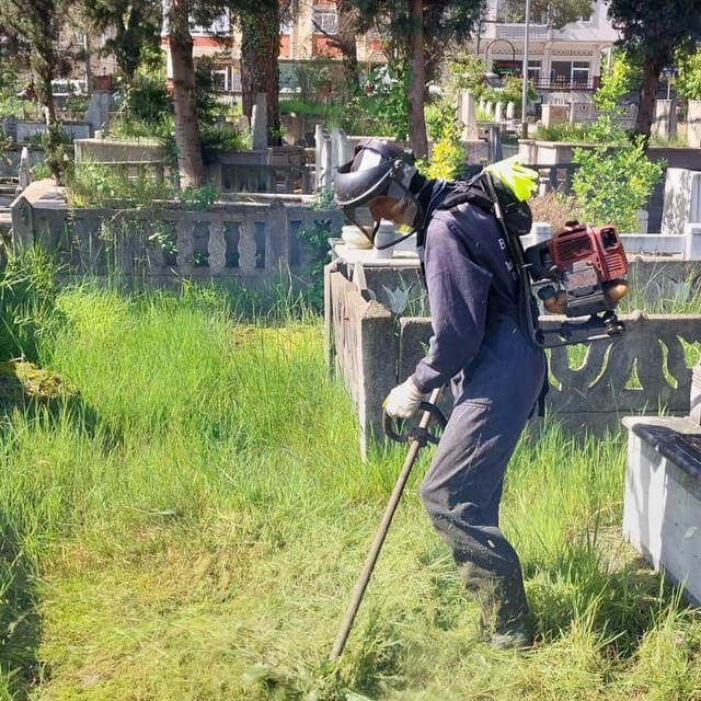 Ordu'da mezarlıklar bayrama hazırlanıyor