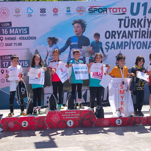 Manisalı oryantiring sporcularından Türkiye Şampiyonasında büyük başarı