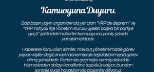 YRP Kayseri İl Başkanlığı'ndan kamuoyu açıklaması