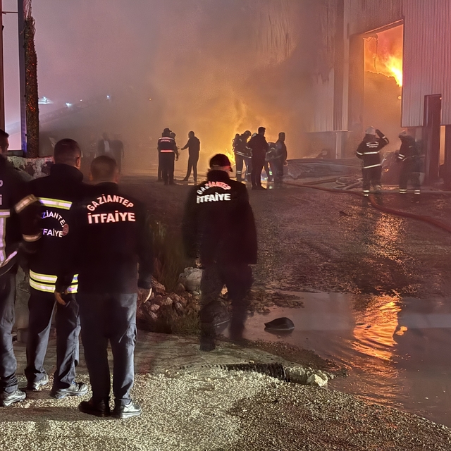 Gaziantep'te mobilya fabrikasında yangın
Ekiplerin müdahalesi sürüyor