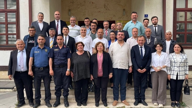 Germencik'te protokol ve vatandaşlar bayramlaşma programında buluştu