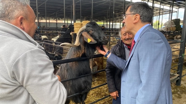 Başkan Eyüp Kahveci'den Kurban Pazarı ziyareti