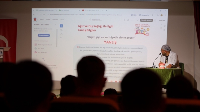 Bayburt'ta lise öğrencilerine ağız ve diş sağlığı eğitimi verildi
