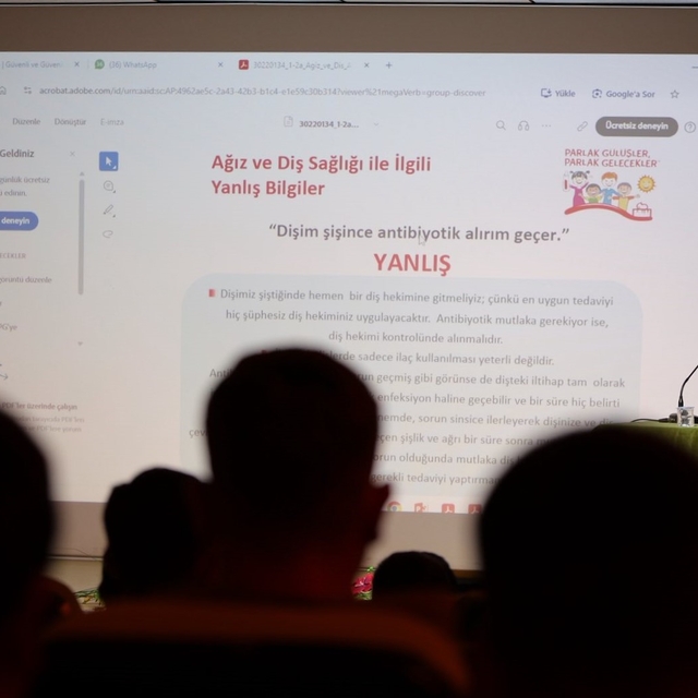 Bayburt'ta lise öğrencilerine ağız ve diş sağlığı eğitimi verildi