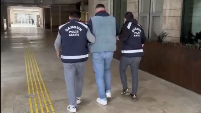 Samsun'da 17 yıl hapis cezalı firari yakalandı