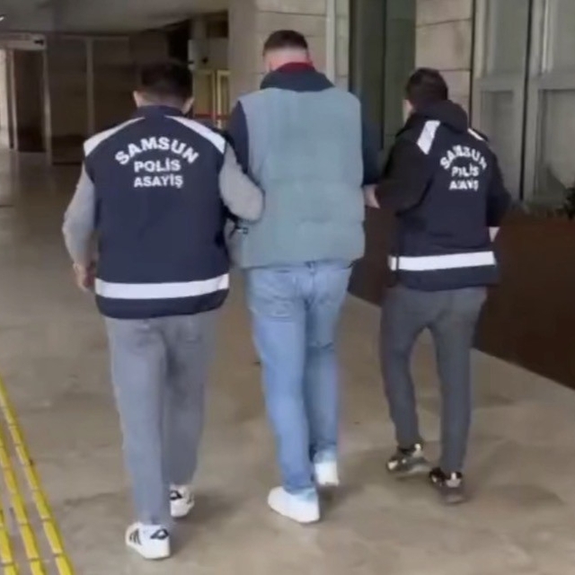 Samsun'da 17 yıl hapis cezalı firari yakalandı
