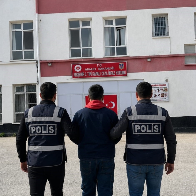 10 dosyadan aranan hükümlü Kırşehir'de yakalandı