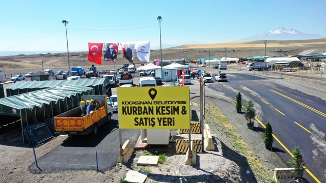 Bölgenin en büyük kesim ve satış yeri Kocasinan'da hazır