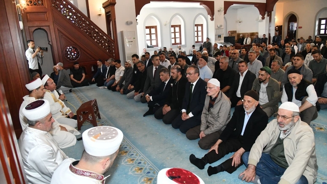 Çorlu'da şehit polisler için mevlit programı düzenlendi