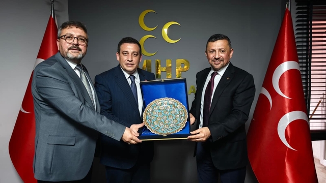 MHP Kütahya Milletvekili Erbaş'tan İl Başkanı Özkan'a ziyaret
