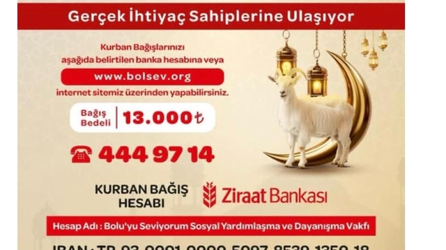 Para toplayıp kurban kesmediği iddia edilen BOLSEV bu yıl bağış toplamadı