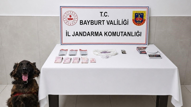 İstanbul'dan Bayburt'a uyuşturucu getiren 3 şüpheli yakalandı