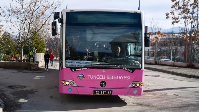 Tunceli'de  bayramda ücretsiz ulaşım hizmeti